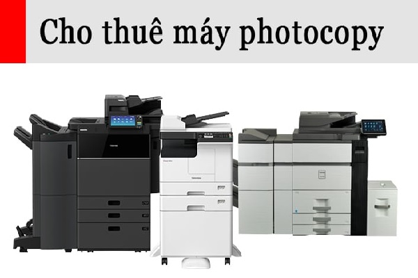 Thuê máy photocopy tức bạn phải bỏ ra một số tiền nhỏ hàng tháng để thuê máy